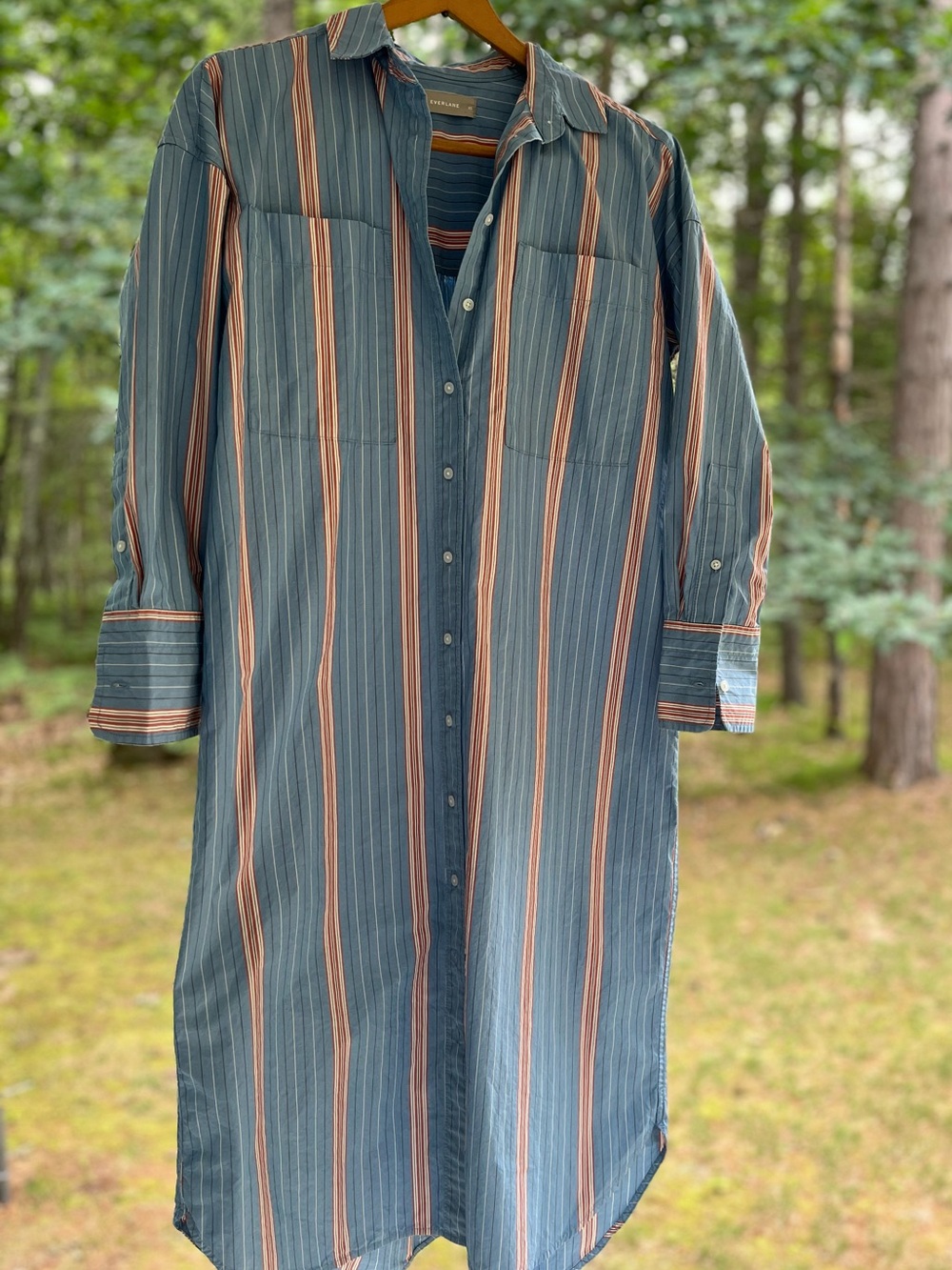 Everlane Cotton Midi Shirt Dress | XS